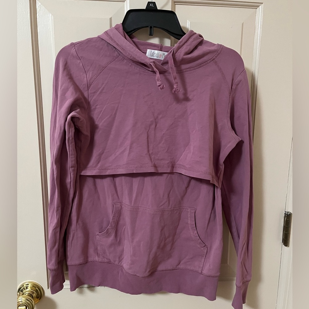 Latched Mama small nursing hoodie